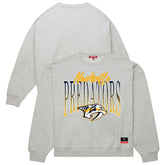 Nashville Predators Mitchell & Ness Women's Hockey Night Sweatshirt - NHL Sweatshirts