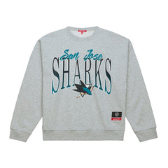 San Jose Sharks Mitchell & Ness Women's Hockey Night Sweatshirt - NHL Sweatshirts