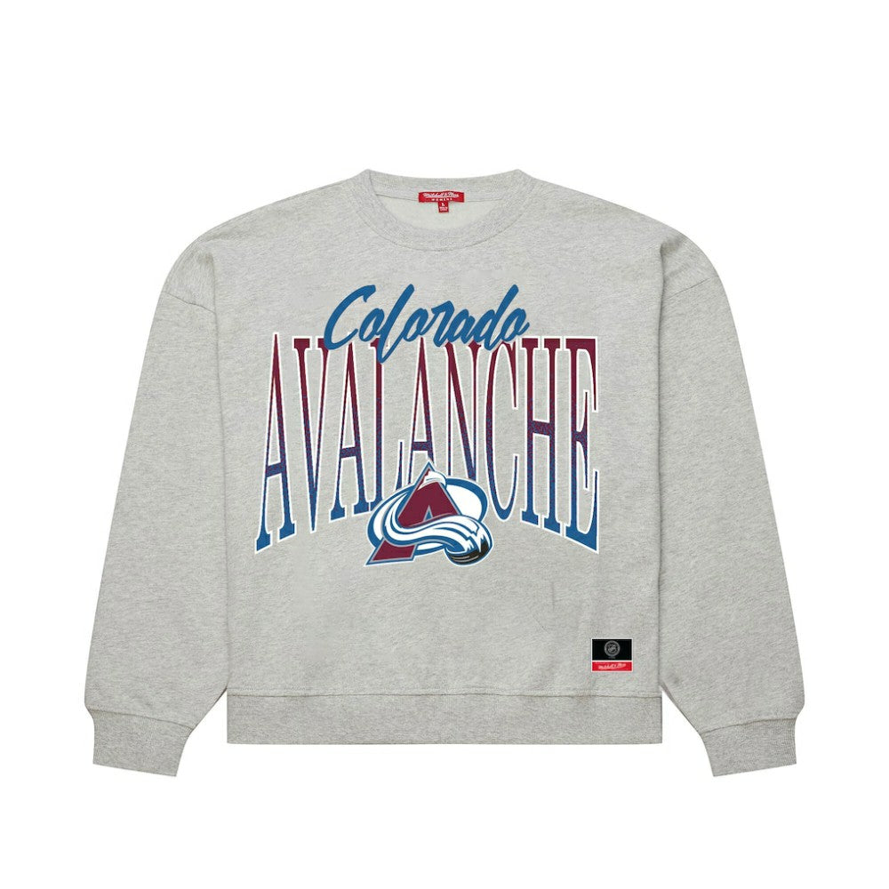 Colorado Avalanche Mitchell & Ness Women's Hockey Night Sweatshirt - NHL Sweatshirts
