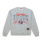 Columbus Blue Jackets Mitchell & Ness Women's Hockey Night Sweatshirt - NHL Sweatshirts