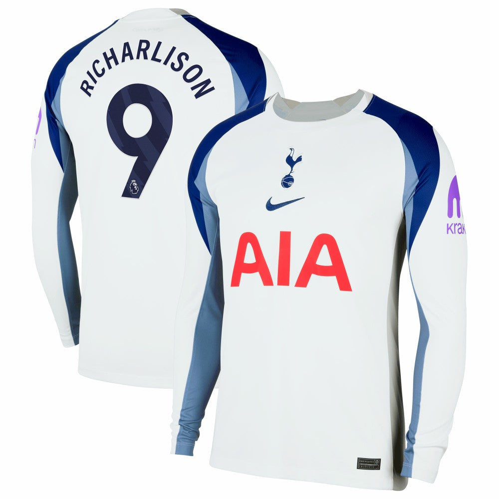 Richarlison Tottenham Hotspur 2025/26 Home Replica Long Sleeve Player Jersey