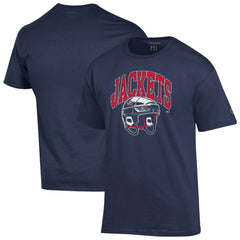 Columbus Blue Jackets Champion Helmet T-Shirt - NHL T-shirts