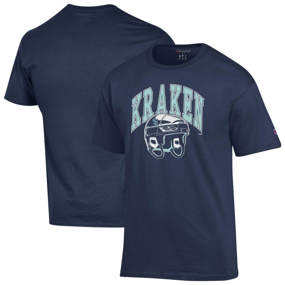 Seattle Kraken Champion Helmet T-Shirt - NHL T-shirts