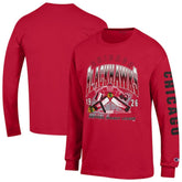 Chicago Blackhawks Champion Long Sleeve Jersey T-Shirt - NHL T-shirts