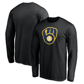 Milwaukee Brewers Team Logo Long Sleeve T-Shirt - MLB T-shirts
