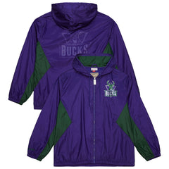 Purple Milwaukee Bucks Playmaker Full-Zip Hooded Windbreaker Jacket | NBA