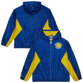 Royal Golden State Warriors Playmaker Full-Zip Hooded Windbreaker Jacket sale | NBA