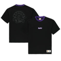 Black Toronto Raptors Unisex Playmaker Vintage Logo T-Shirt | NBA
