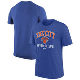 Heather Royal New York Knicks Tri-Blend T-Shirt | NBA