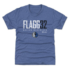 Blue Cooper Flagg Dallas Mavericks 500 Level Youth Elite Name & Number T-Shirt sale | NBA
