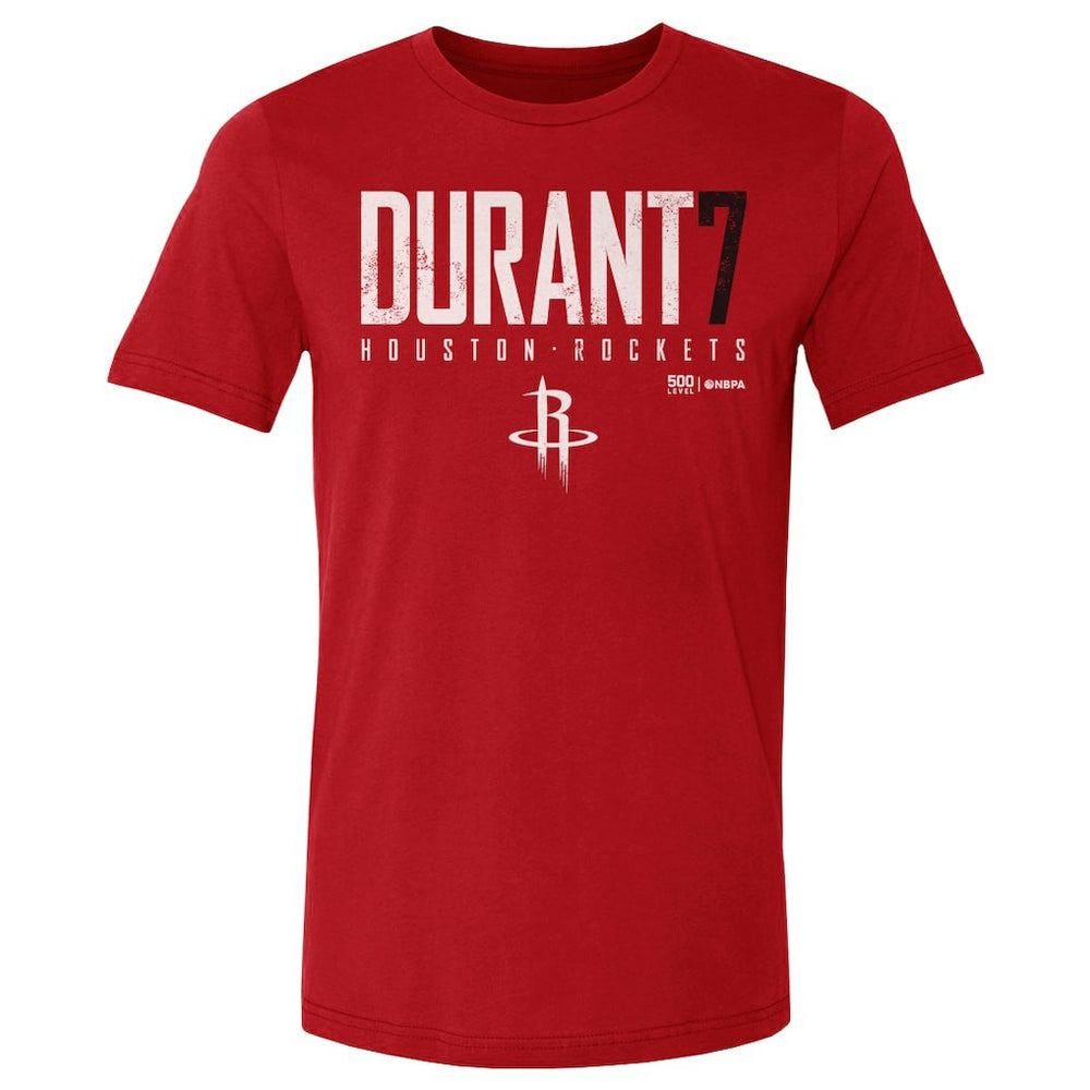 Red Kevin Durant Houston Rockets 500 Level Elite T-Shirt | NBA