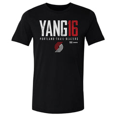 Black Yang Hansen Portland Trail Blazers 500 Level Elite T-Shirt | NBA