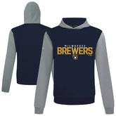 Milwaukee Brewers Levelwear Throwback Carve Ultimate Hoodie - MLB Hoodies