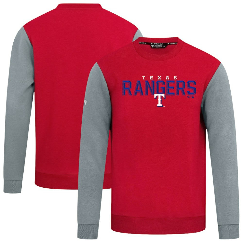 Texas Rangers Levelwear Throwback Ultimate Carve Sweatshirt - MLB Sweatshirts