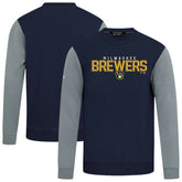 Milwaukee Brewers Levelwear Throwback Ultimate Carve Sweatshirt - MLB Sweatshirts
