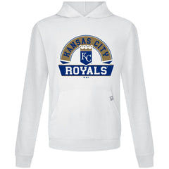 Kansas City Royals Levelwear Relay Banner Arch Pullover Hoodie - MLB Hoodies