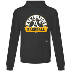 Athletics Levelwear Relay Banner Arch Pullover Hoodie - MLB Hoodies