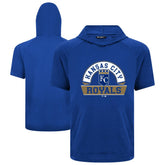 Kansas City Royals Levelwear Phase Banner Arch Hoodie T-Shirt - MLB Hoodies