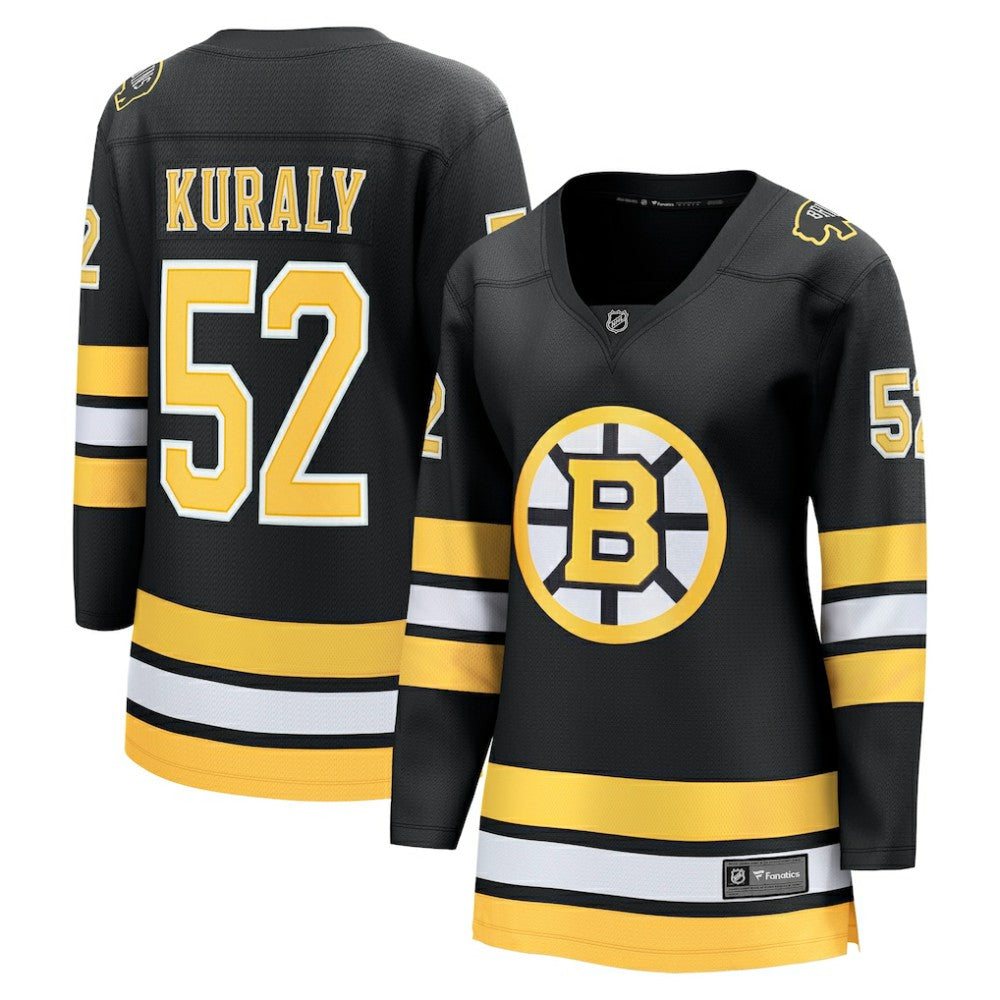 Sean Kuraly Boston Bruins Fanatics Women's Home Breakaway Player Jersey - NHL Jerseys