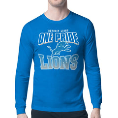 Detroit Lions Starter Comic Style Slogan Long Sleeve T-Shirt | NFL Hot