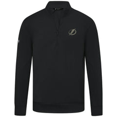 Tampa Bay Lightning Levelwear Copper Upright Quarter-Zip Pullover - NHL Pullover