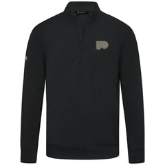 Philadelphia Flyers Levelwear Copper Upright Quarter-Zip Pullover - NHL Pullover