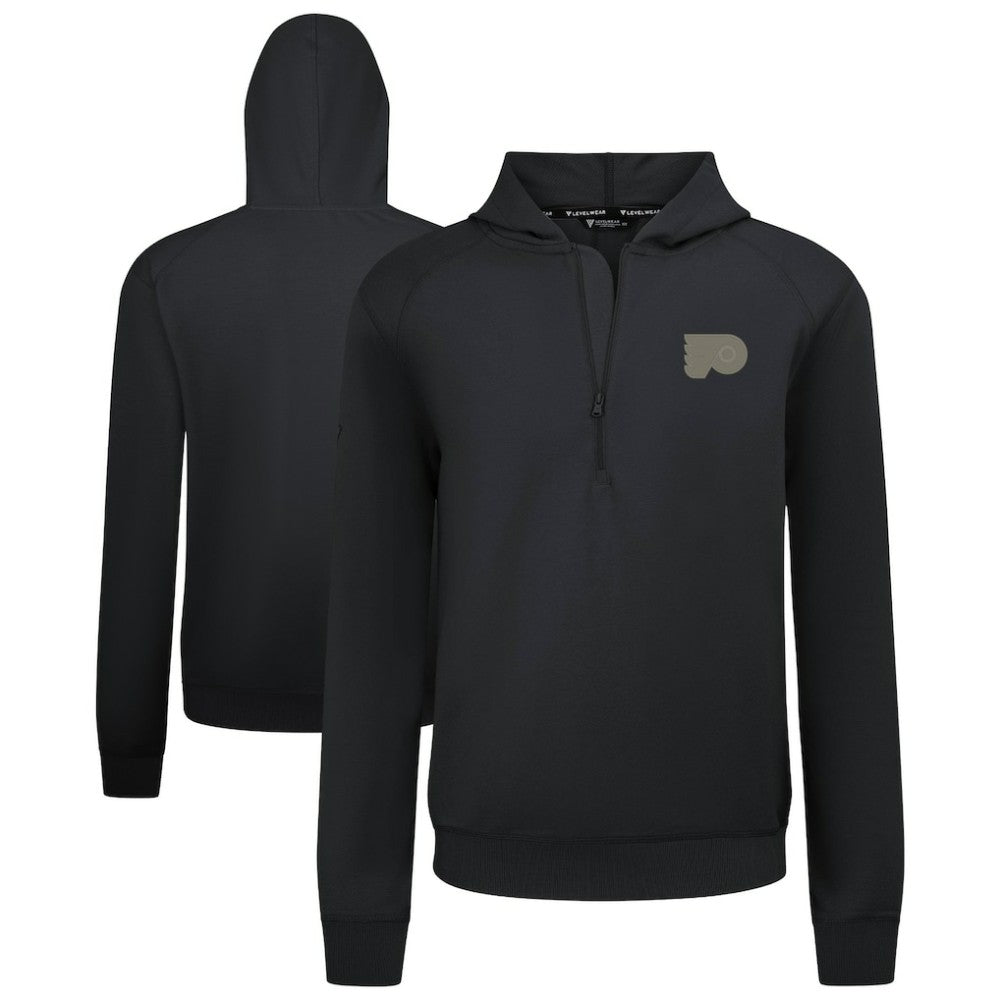 Philadelphia Flyers Levelwear Technic Quarter-Zip Pullover Hoodie - NHL Hoodies