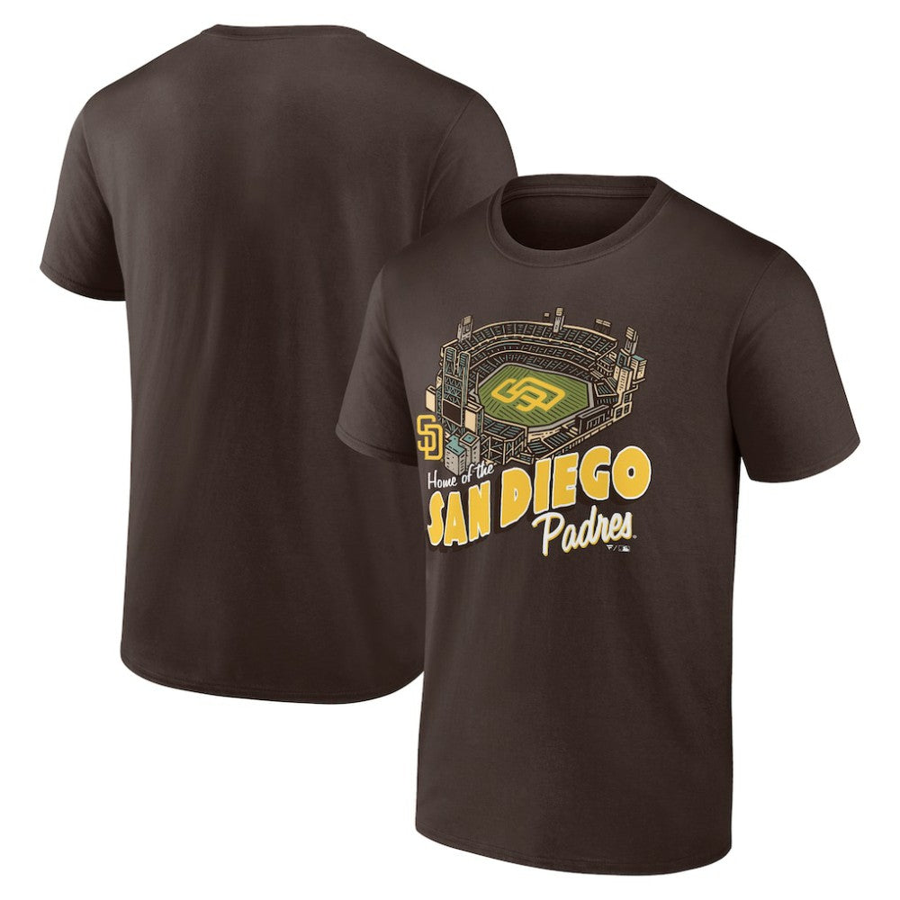 San Diego Padres Brown Home Stadium T-Shirt - MLB T-shirts