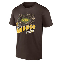 San Diego Padres Brown Home Stadium T-Shirt - MLB T-shirts