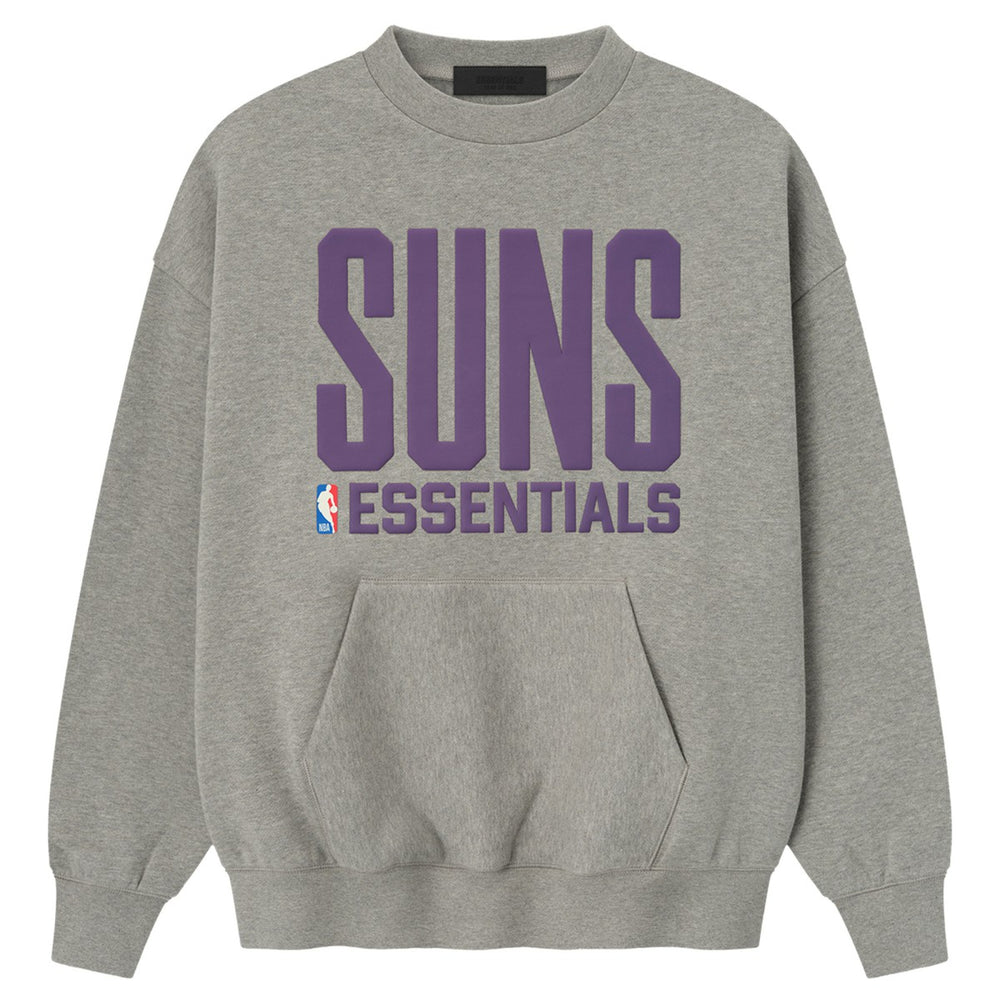 Heather Gray Phoenix Suns Fear of God x NBA Sport Fit Sweatshirt | NBA