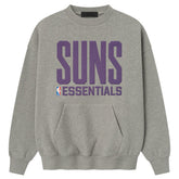 Heather Gray Phoenix Suns Fear of God x NBA Sport Fit Sweatshirt | NBA