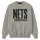 Heather Gray Brooklyn Nets Fear of God x NBA Sport Fit T-Shirt | NBA