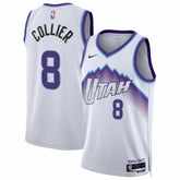 White Isaiah Collier Utah Jazz Unisex Swingman Jersey | NBA