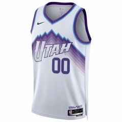 White Utah Jazz Unisex Swingman Custom Jersey | NBA