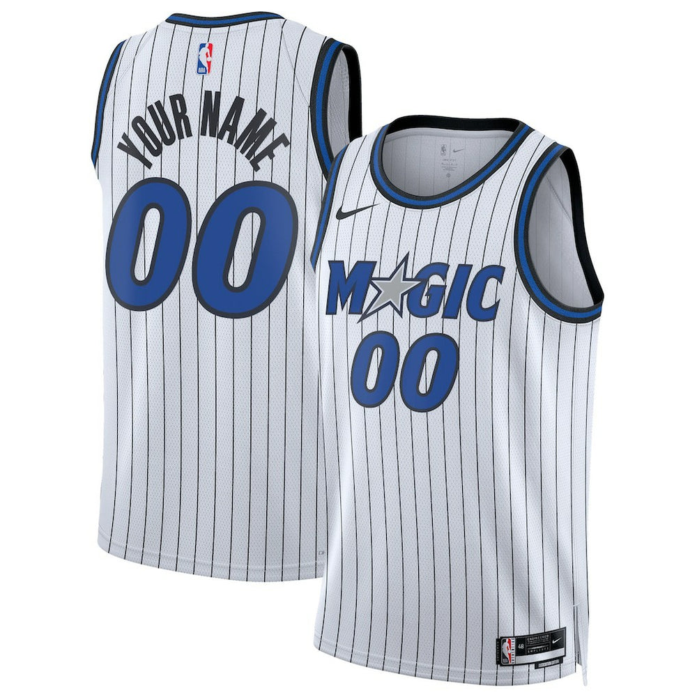 White Orlando Magic Unisex Swingman Custom Jersey | NBA