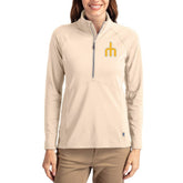 Seattle Mariners Cutter & Buck Women's Cooperstown Collection Adapt Eco Knit Stretch Half-Zip Pullover - MLB Pullover