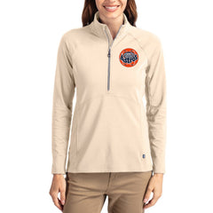 Houston Astros Cutter & Buck Women's Cooperstown Collection Adapt Eco Knit Stretch Half-Zip Pullover - MLB Pullover