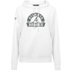 Atlanta Braves Levelwear Women's Adorn Banner Arch Hoodie - MLB Hoodies