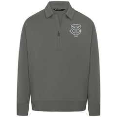 Minnesota Twins Levelwear Women's Canmore Chenille Logo Quarter-Zip Top - MLB Tops