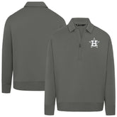 Houston Astros Levelwear Women's Canmore Chenille Logo Quarter-Zip Top - MLB Tops