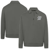 Miami Marlins Levelwear Women's Canmore Chenille Logo Quarter-Zip Top - MLB Tops