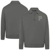 Pittsburgh Pirates Levelwear Women's Canmore Chenille Logo Quarter-Zip Top - MLB Tops