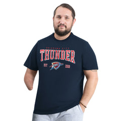 Navy Oklahoma City Thunder G-III Sports by Carl Banks Adaptive Classic Team Spirit Short Sleeve T-Shirt | NBA