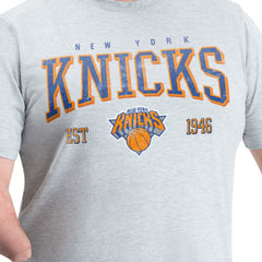 Gray New York Knicks G-III Sports by Carl Banks Adaptive Classic Team Spirit Short Sleeve T-Shirt | NBA