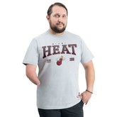 Gray Miami Heat G-III Sports by Carl Banks Adaptive Classic Team Spirit Short Sleeve T-Shirt | NBA