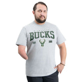 Gray Milwaukee Bucks G-III Sports by Carl Banks Adaptive Classic Team Spirit Short Sleeve T-Shirt | NBA