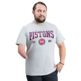 Gray Detroit Pistons G-III Sports by Carl Banks Adaptive Classic Team Spirit Short Sleeve T-Shirt sale | NBA