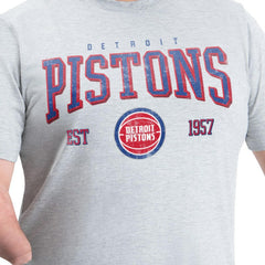 Gray Detroit Pistons G-III Sports by Carl Banks Adaptive Classic Team Spirit Short Sleeve T-Shirt sale | NBA