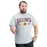 Gray Phoenix Suns G-III Sports by Carl Banks Adaptive Classic Team Spirit Short Sleeve T-Shirt | NBA