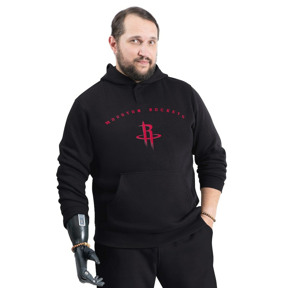 Black Houston Rockets G-III Sports by Carl Banks Adaptive Team Arc Fleece Hoodie sale | NBA